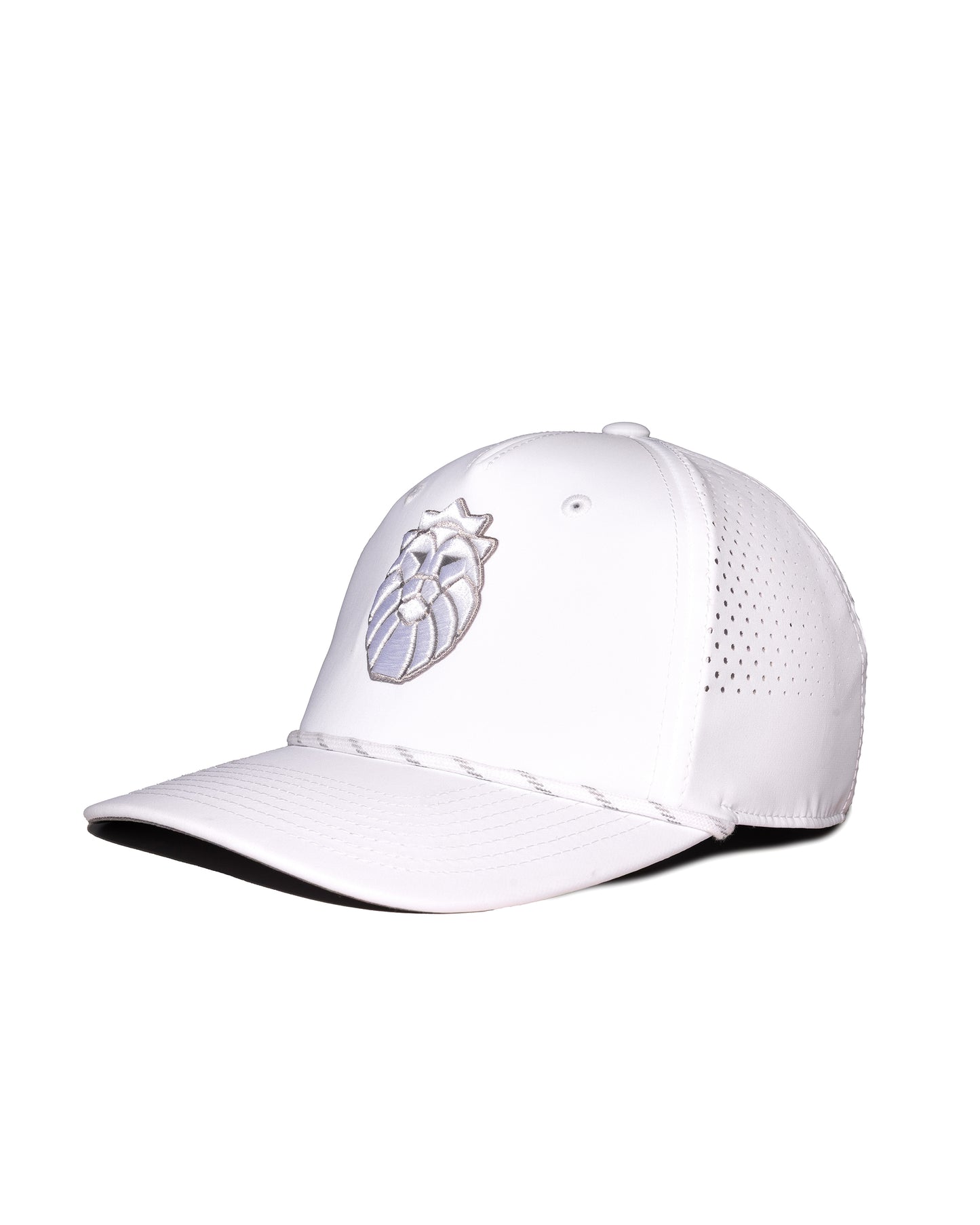 King Icon Rope Hat - White