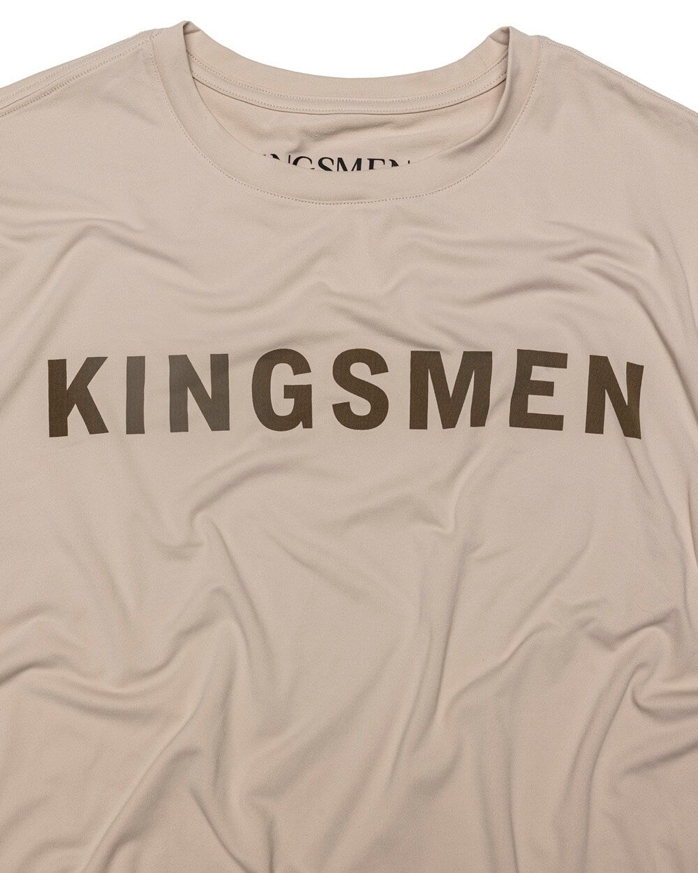 Kingsmen Golf Legacy Crewneck T-Shirt oatmeal front zoomed