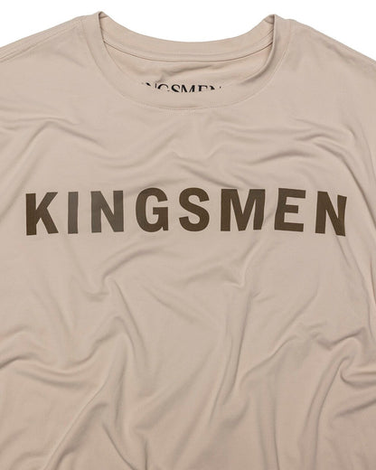 Kingsmen Golf Legacy Crewneck T-Shirt oatmeal front zoomed