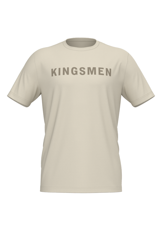 Kingsmen Golf Legacy Crewneck T-Shirt oatmeal front