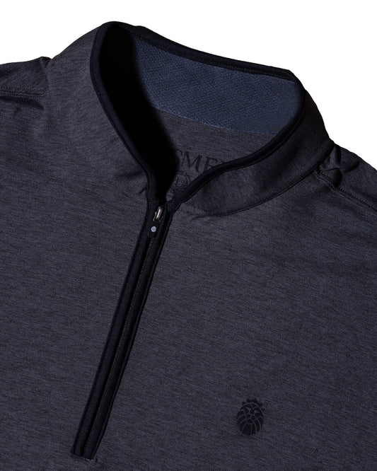 Tour Long Sleeve 1/4 Zip Charcoal Gray