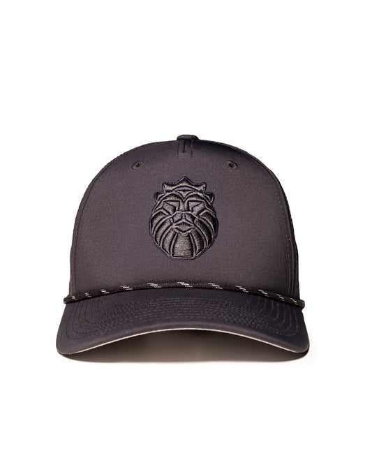 King Icon Rope Hat – Black