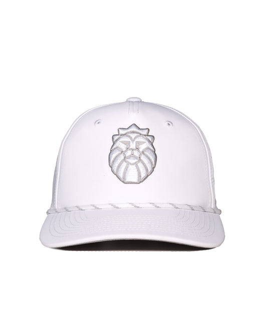 King Icon Rope Hat - White